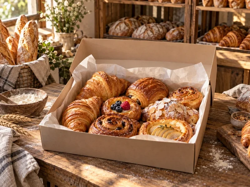 Hộp bánh ngọt nhỏ nhiều loại