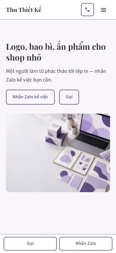 Mẫu Thiết kế đồ họa tự do trên điện thoại